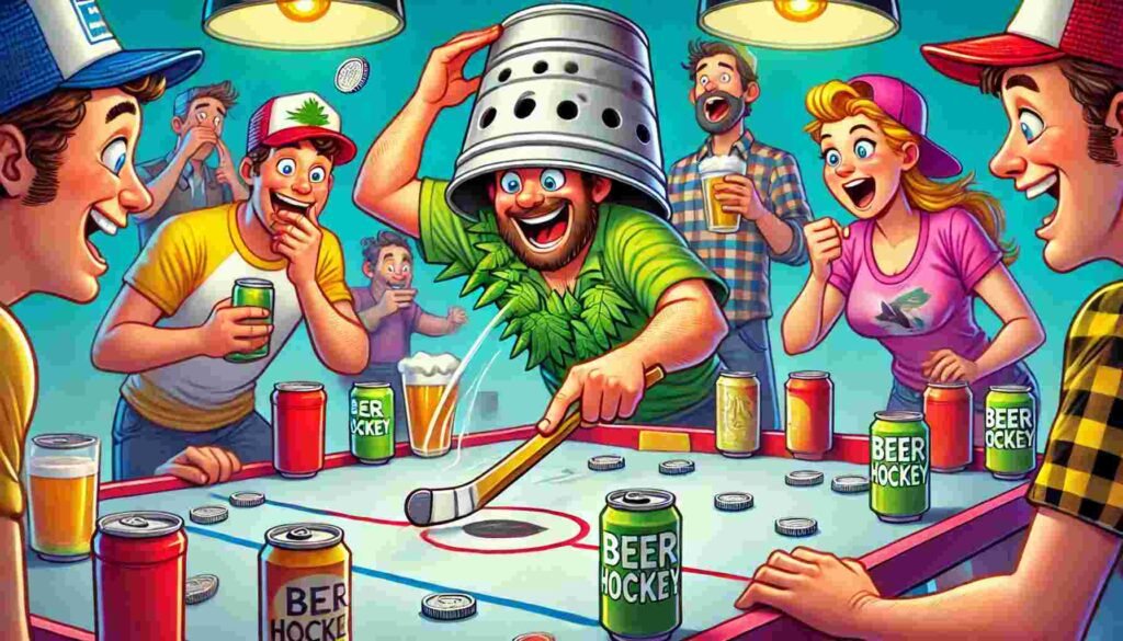 Beer Hockey Variation Helmet of Shame