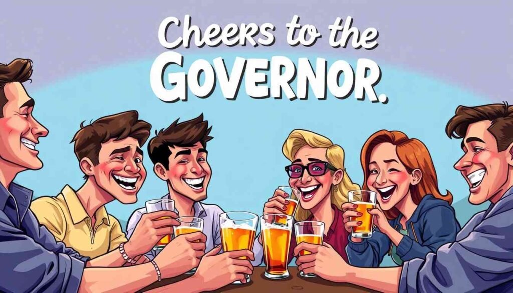 Cheers to the Governor Drinking Game