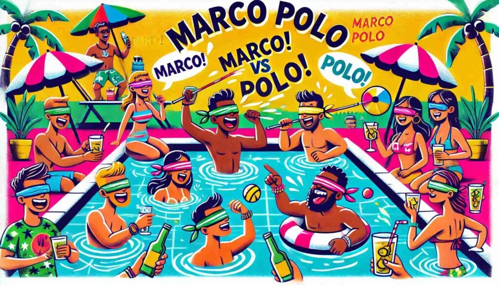 Pool Drinking Game Marco Polo