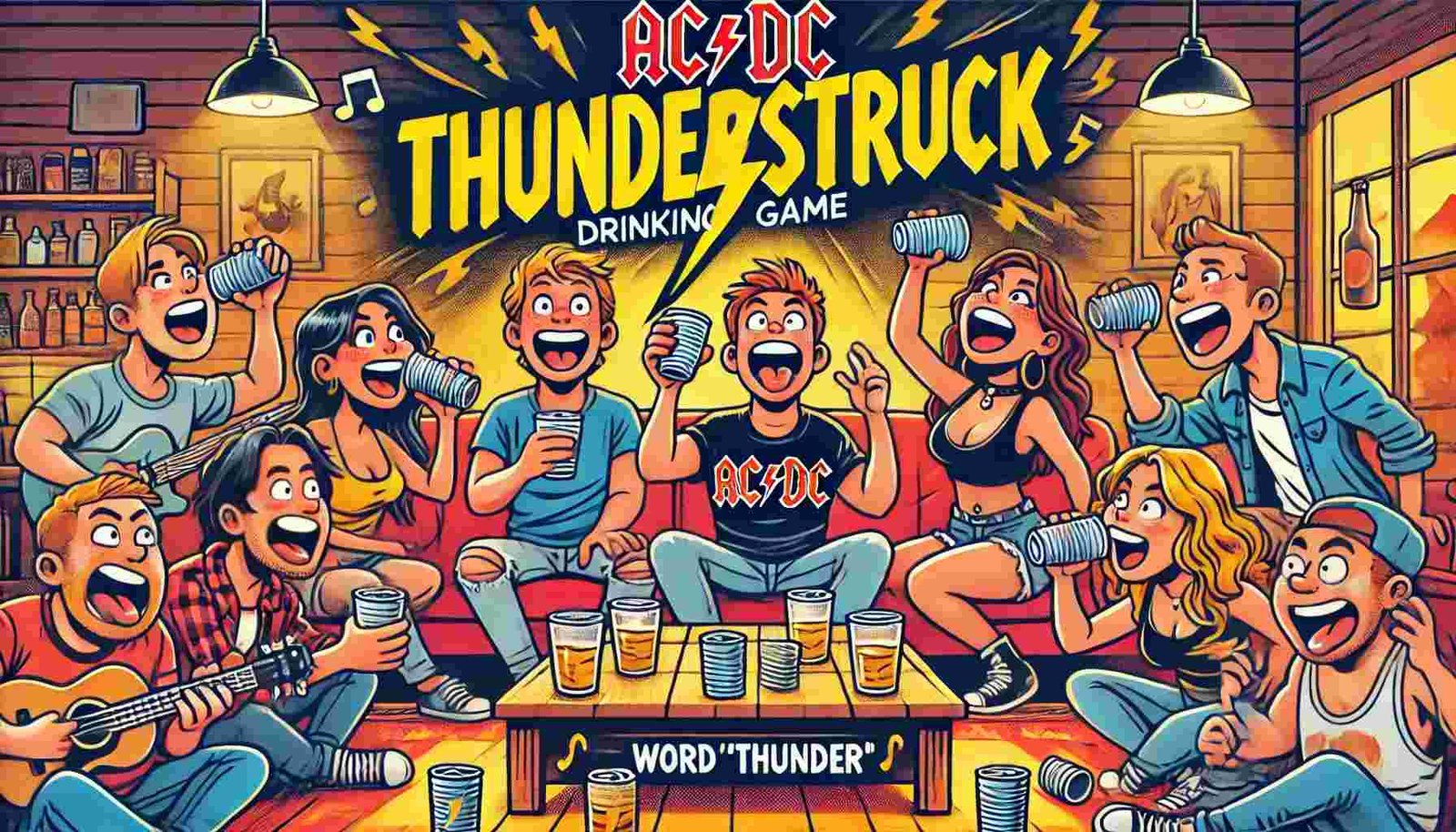 Thunderstruck Drinking Game