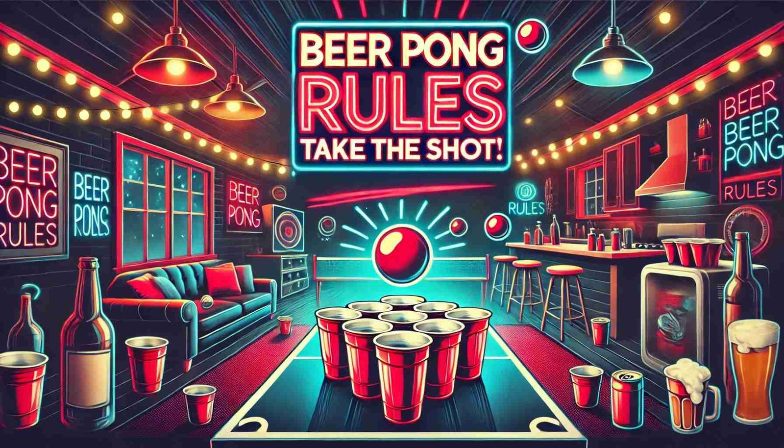 Beer Pong Racks and Variations