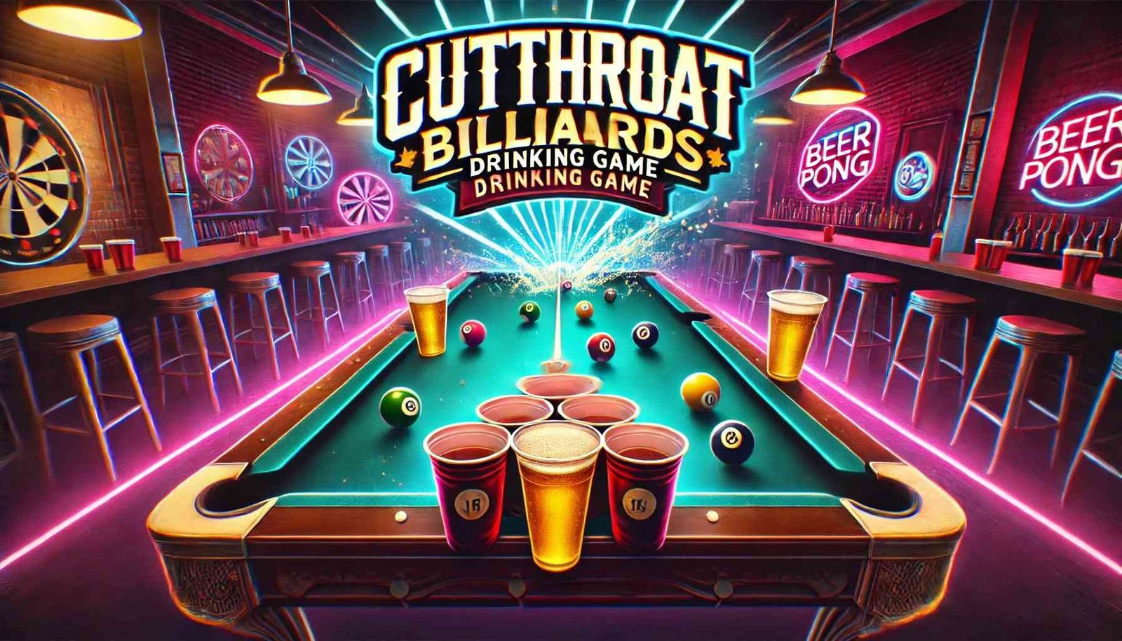 Cutthroat Billiards Drinking Game