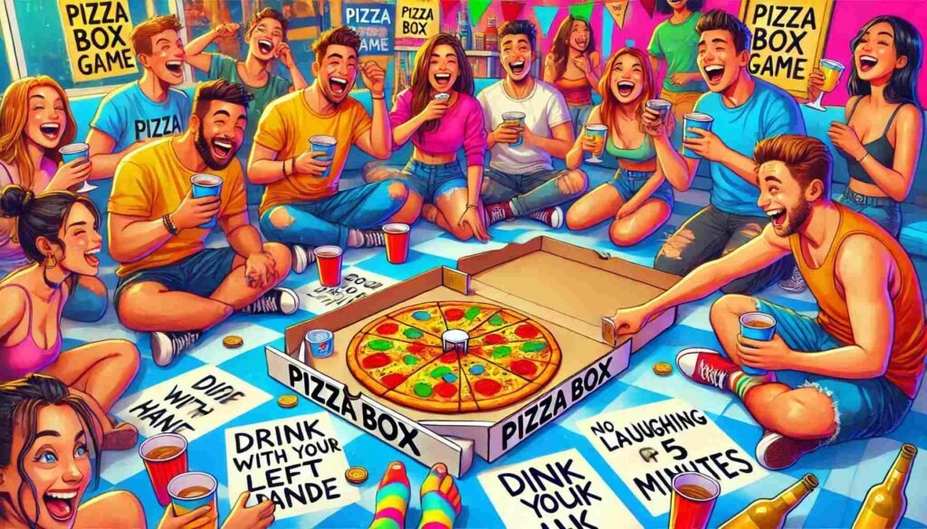 Pizza Box Drinking Game