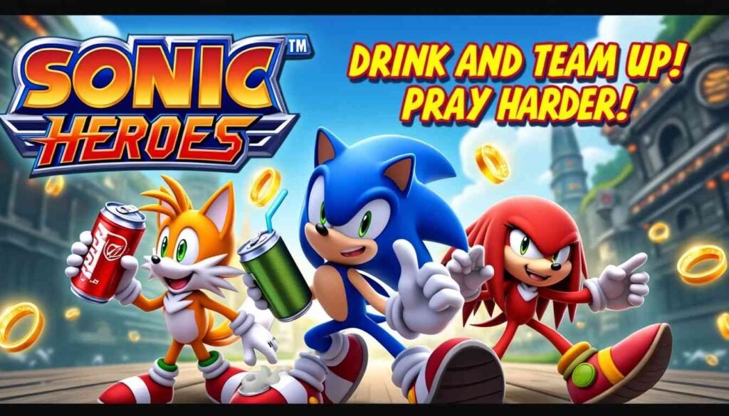 Sonic Heroes Drinking Game