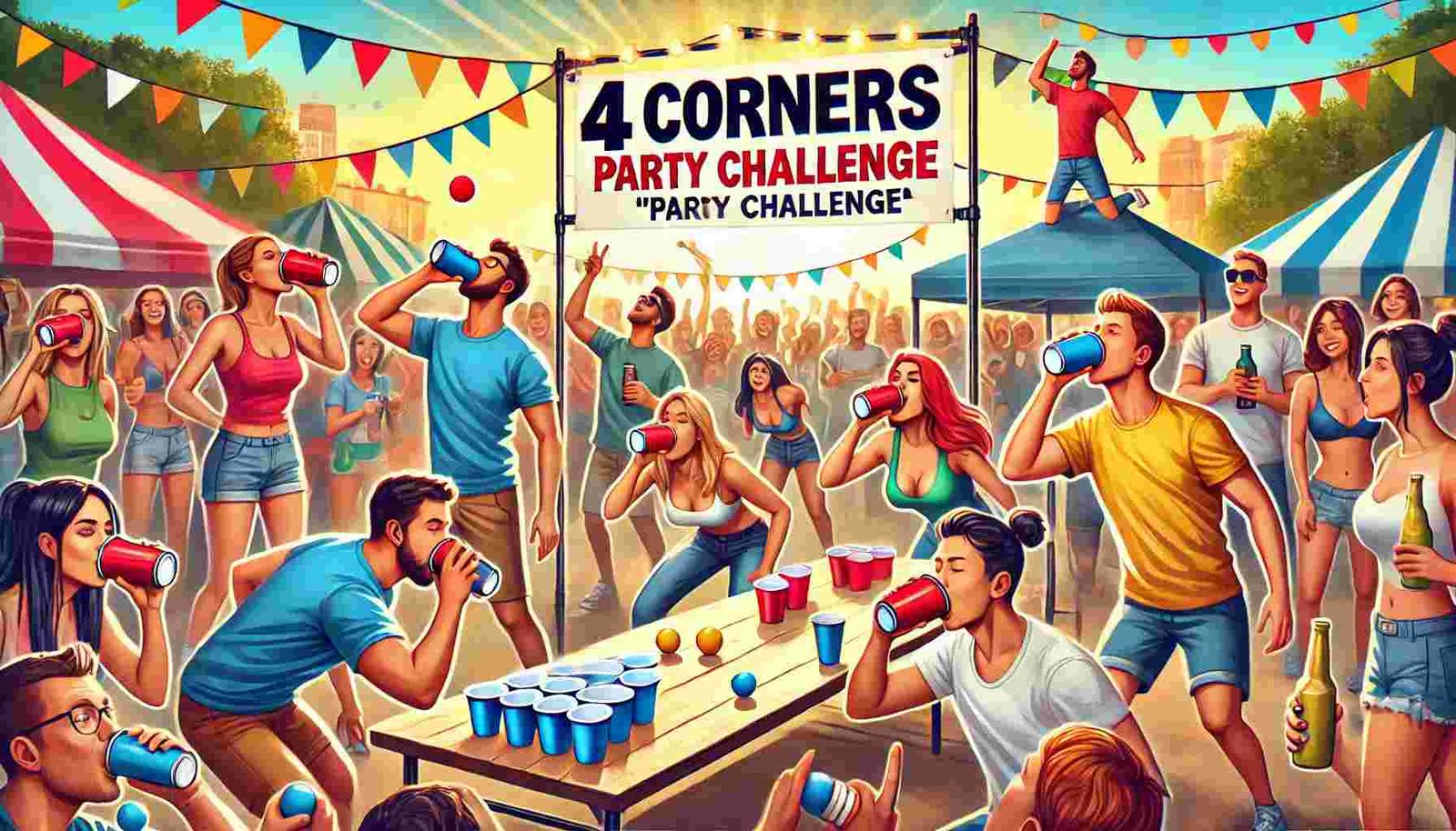 4 Corners Party Game