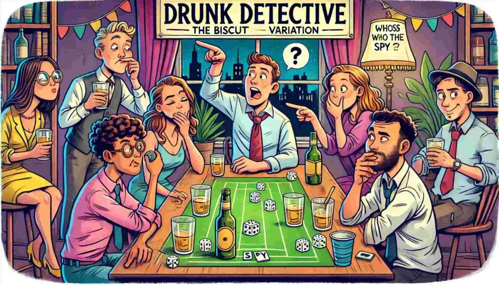 Biscuit Game Variation Drunk Detective