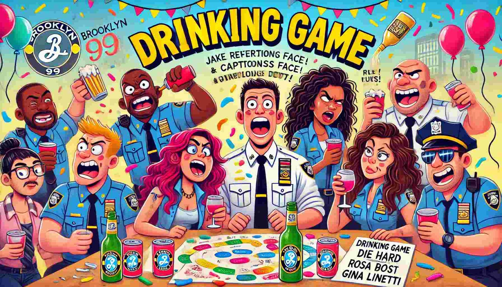 Brooklyn 99 Drinking Game