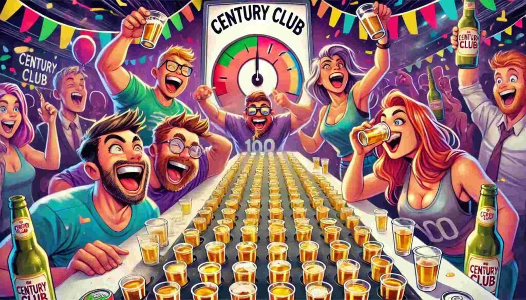 Century Club Drinking Game: Crush All 100 Shots Like a Legend 3 Crush All 100 Shots Like a Legend