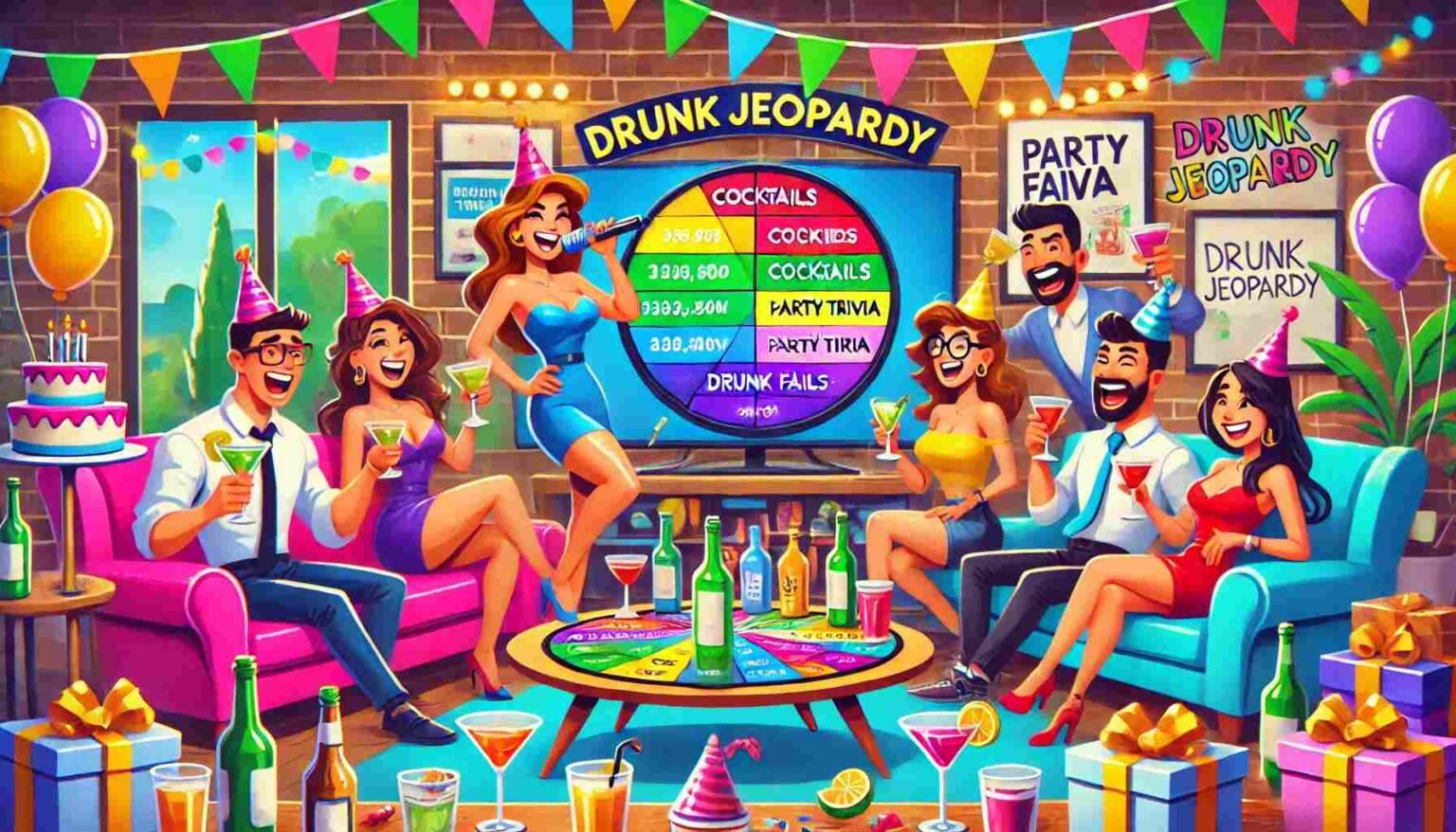 60+ Drunk Jeopardy Questions For Boozy Trivia Nights