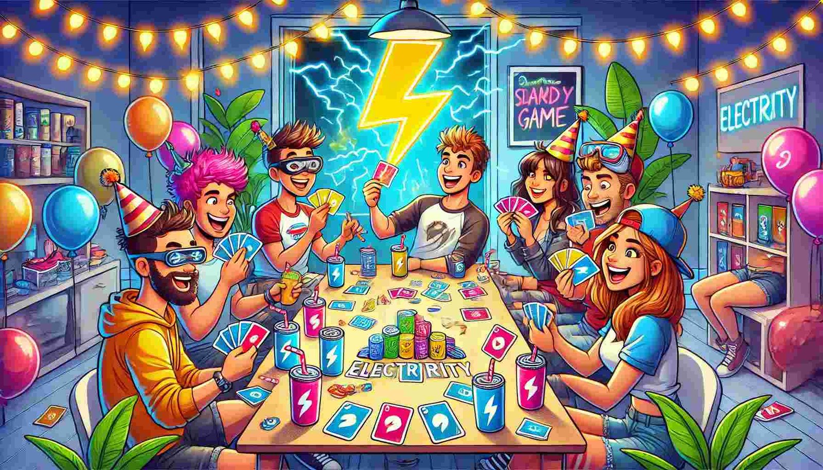 Electricity Drinking Game: A Card Game For Nonstop Party Fun