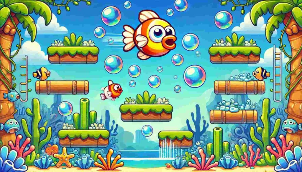 Flappy Fin Frenzy Online Flying Fish Game