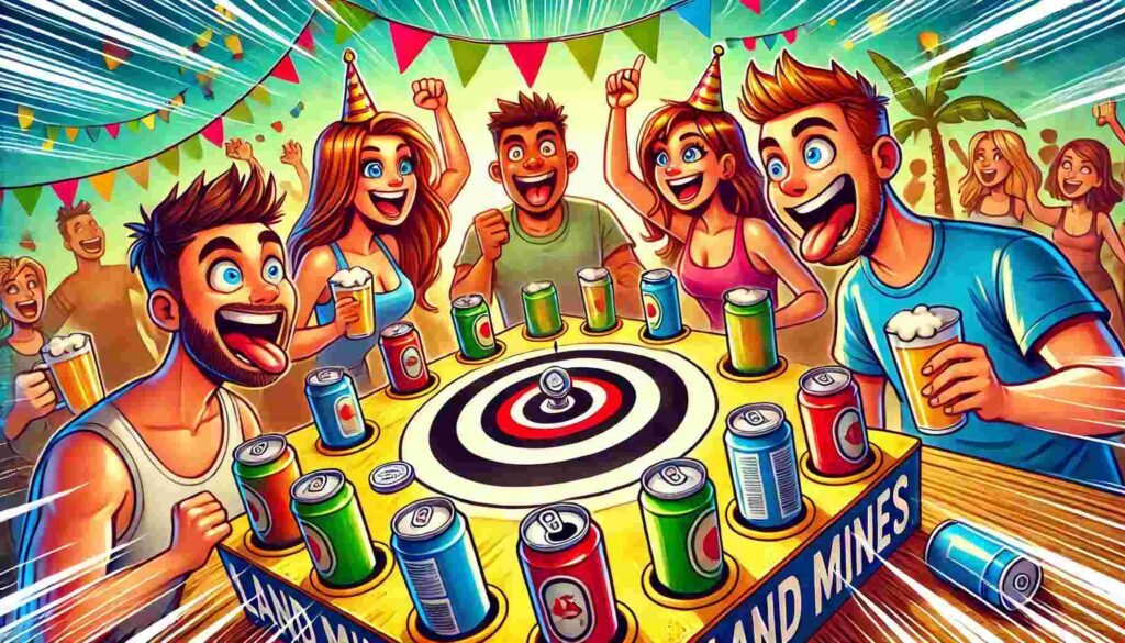 Land Mines Drinking Game: The Perfect Beer-Fueled Team Building Event 2 Land Mines Dice Game