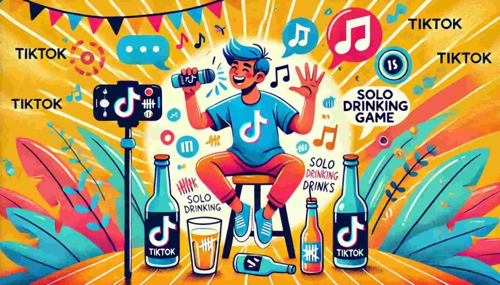 Tipsy TikTok Solo Drinking game