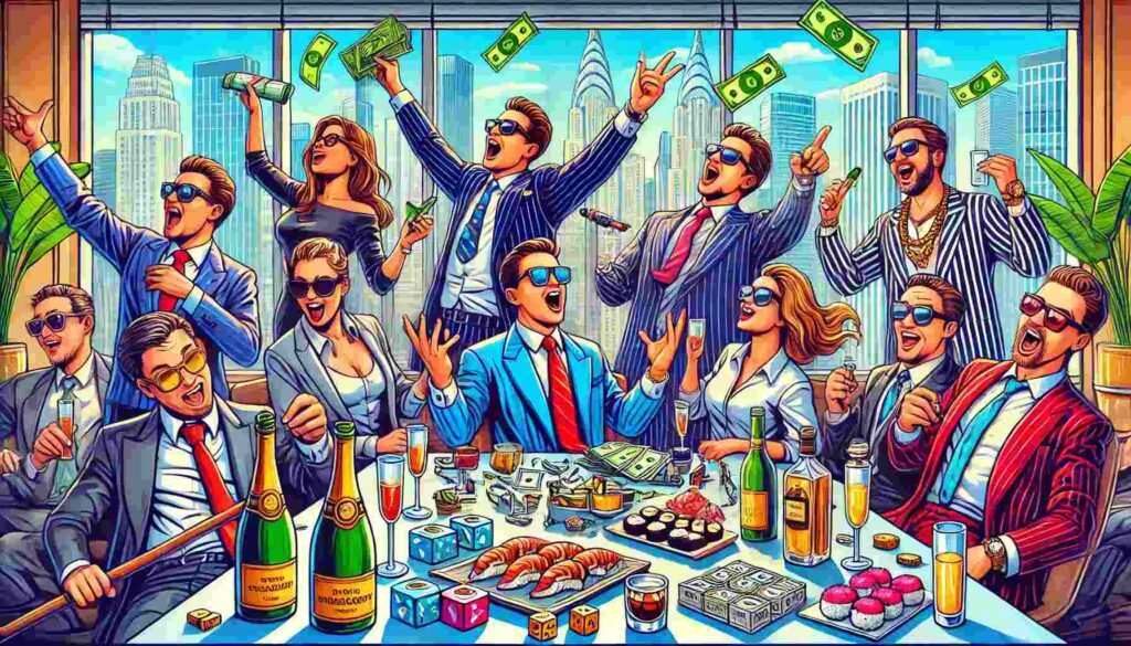 The Wildest Wolf of Wall Street Drinking Game: Party Like a Billionaire 3 Wall Street Elite Party