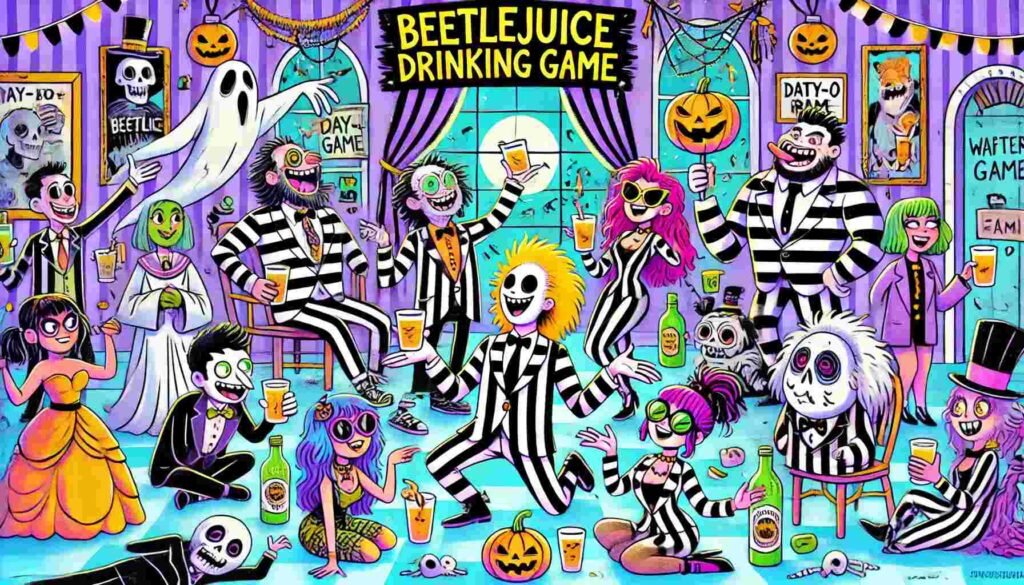 Beetlejuice Franchise Drinking Game