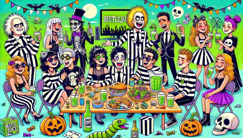 Beetlejuice Themed Drinking Game