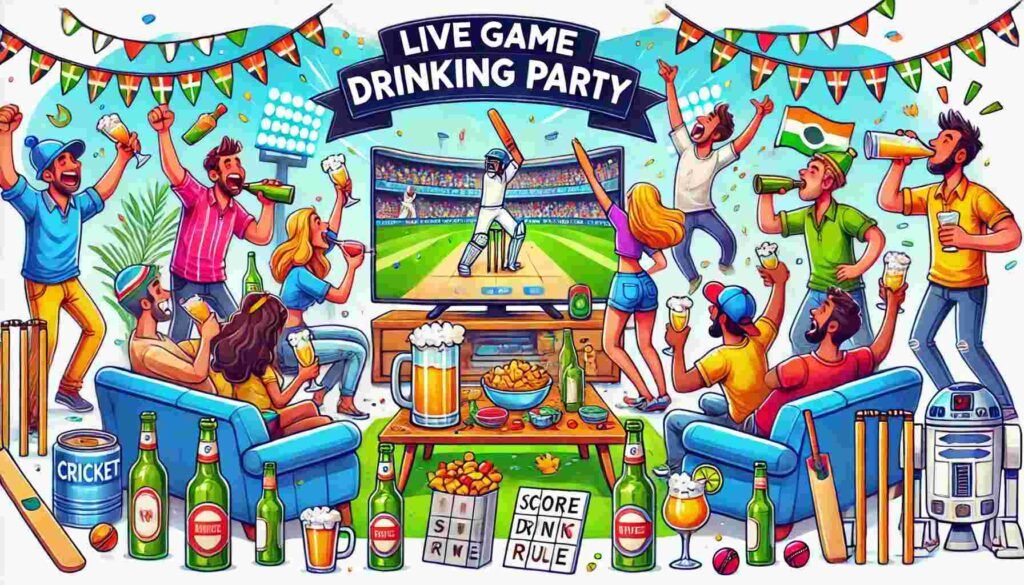 Cricket TV Match Drinking Game