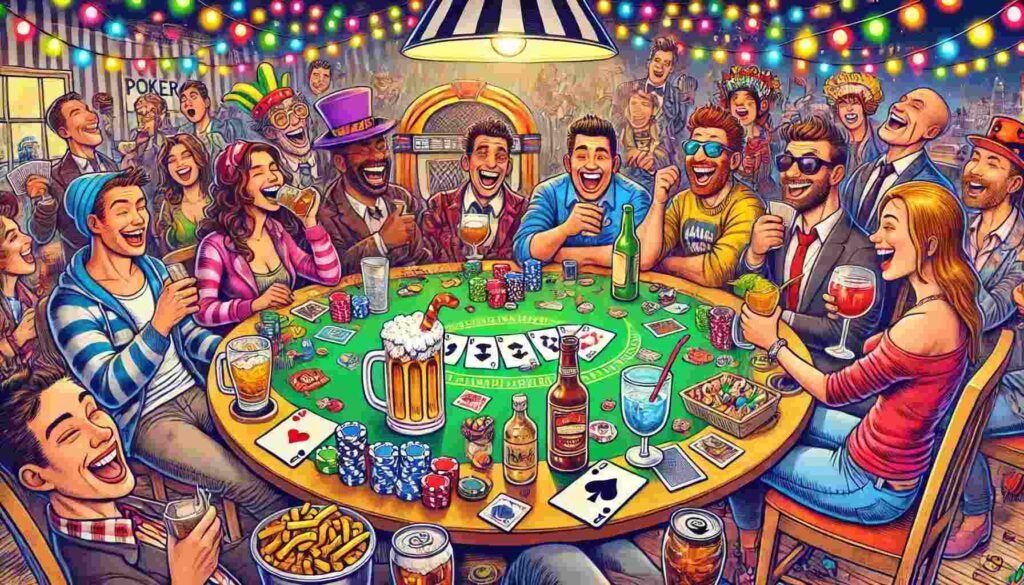 Drinking Poker Game