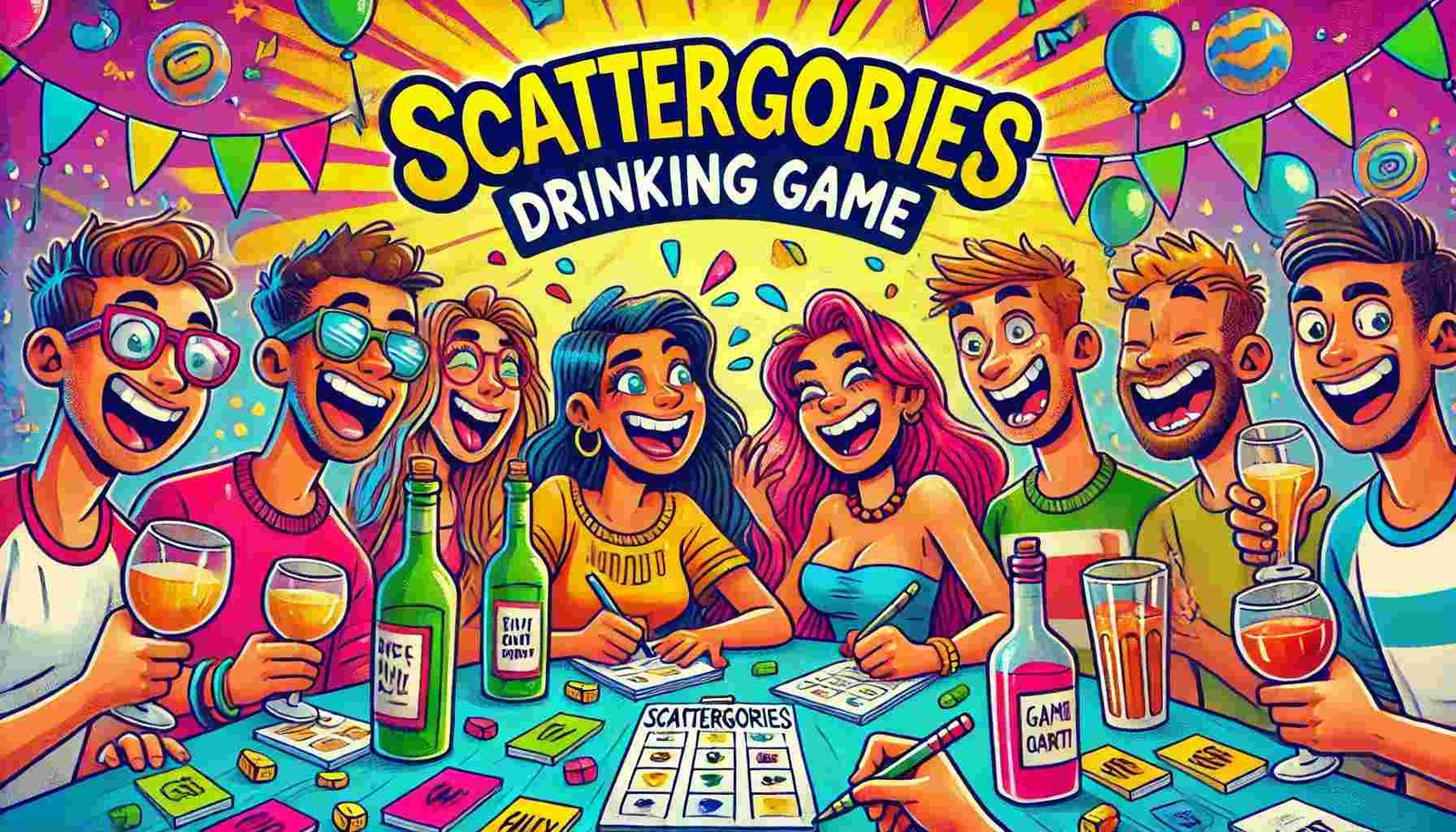 Scattergories Drinking Games