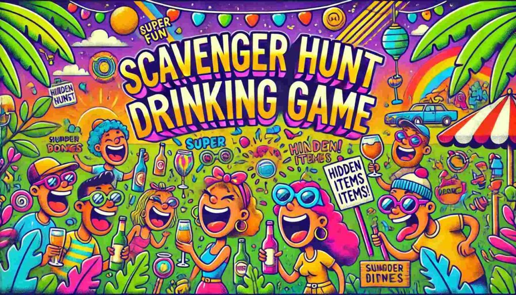 Scavenger Hunt Drinking Game