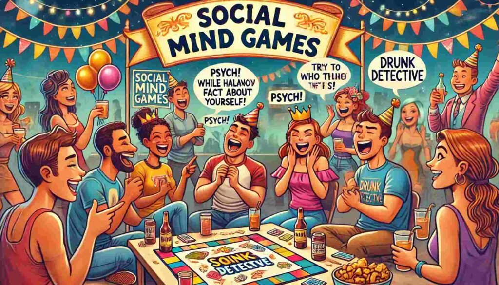 Social Mind Games for Drinking Party