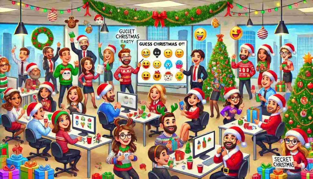 Office Christmas Party Games for Large Groups