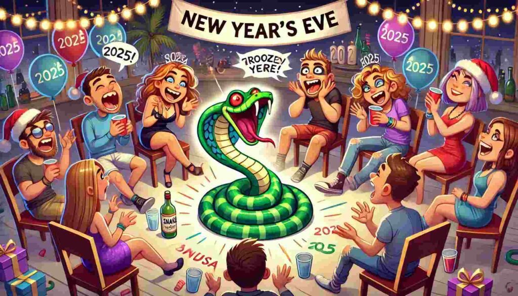 2025 New Year Game Snake Tales