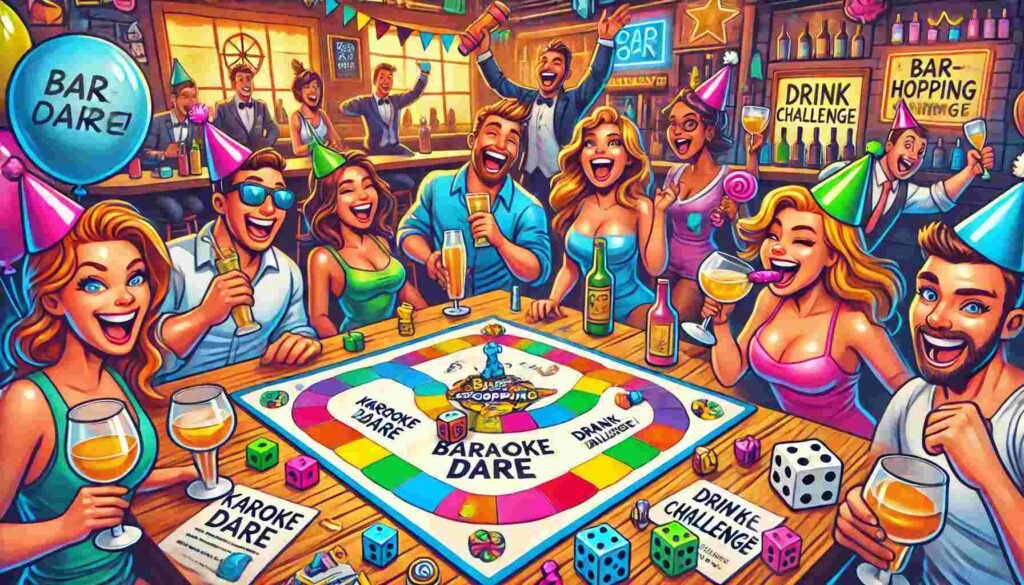 Bachelorette or Bachelor Party Board Game