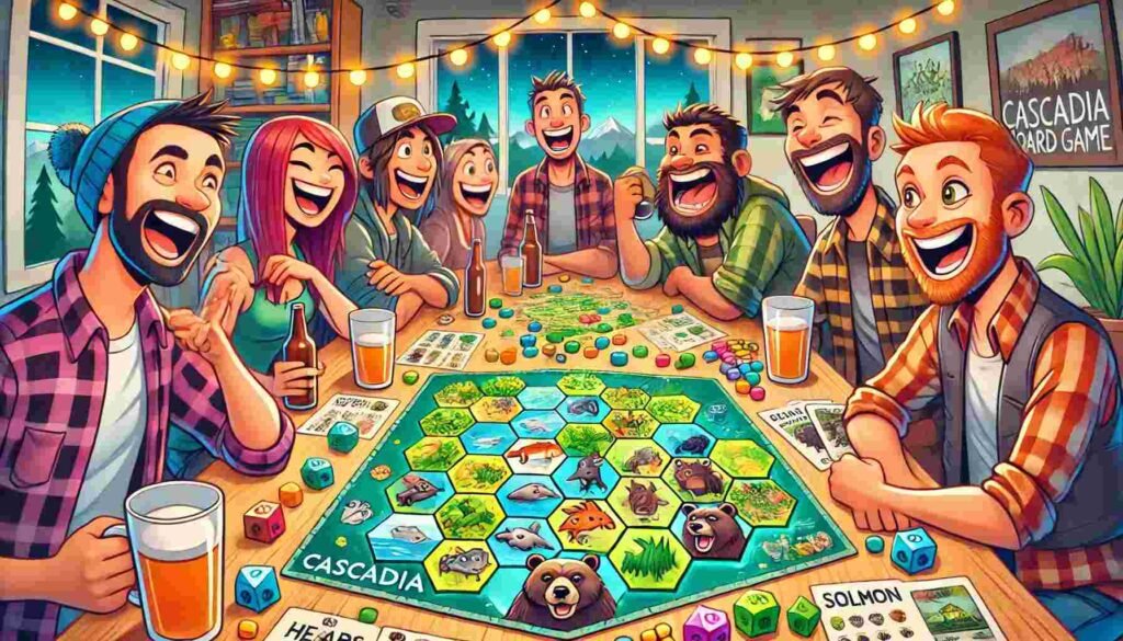 Cascadia Board Game for Drinking Party