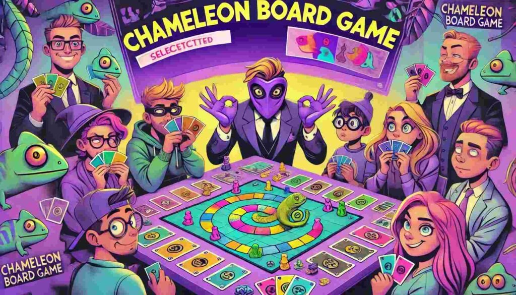 Chameleon Board Game Master of Deception