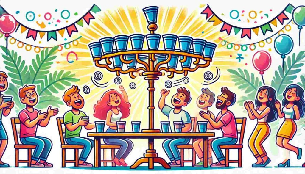 Chandelier Coin Drinking Game