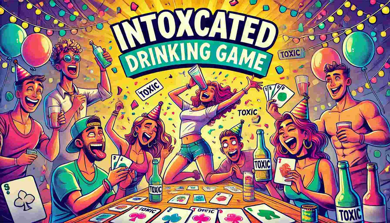 InTOXICated Drinking Game: 100 Cards To Get You Tipsy Fast