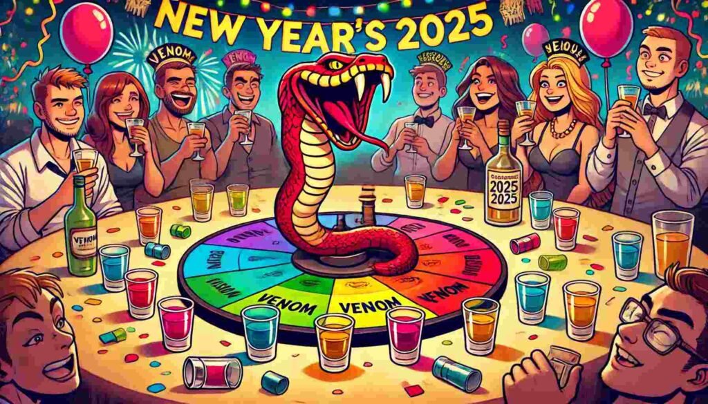 New Year's Drinking Game Venom Roulette