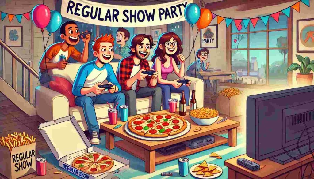 Regular Show Video Games Party