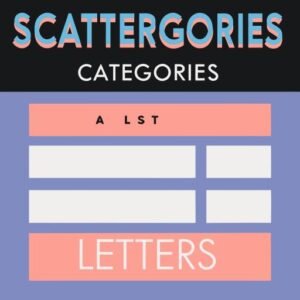 Scattergories for Adults