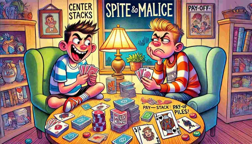 Spite and Malice Card Game