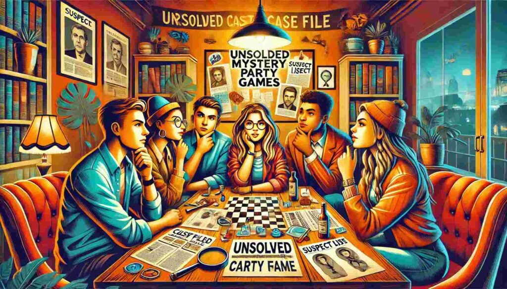 Unsolved Case File Murder Mystery Game