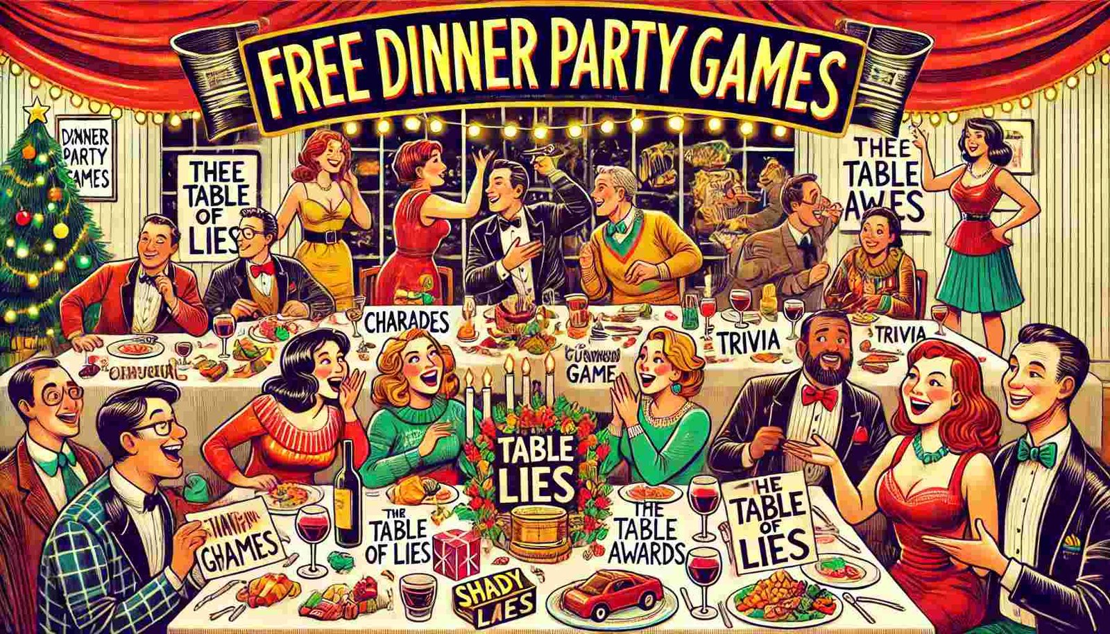 20 Free Dinner Party Games