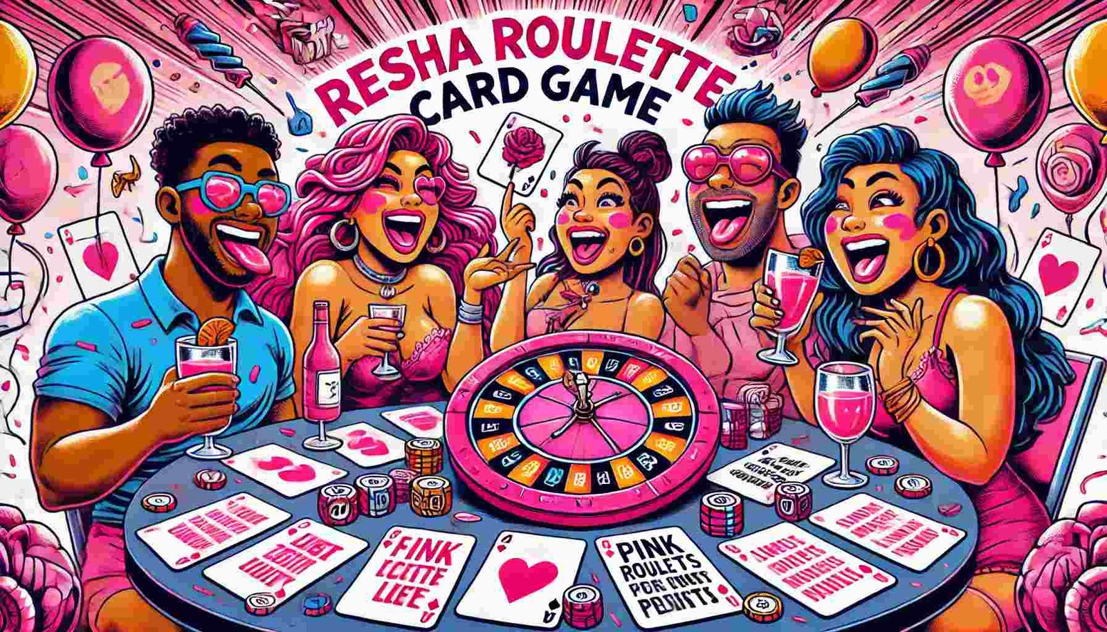 Caresha Please Resha Roulette Card Game