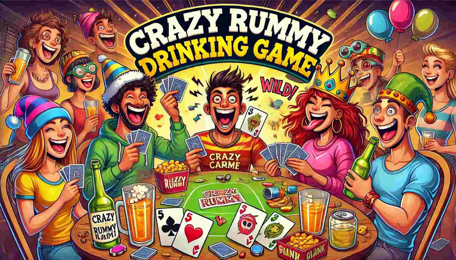 Crazy Rummy Drinking Game