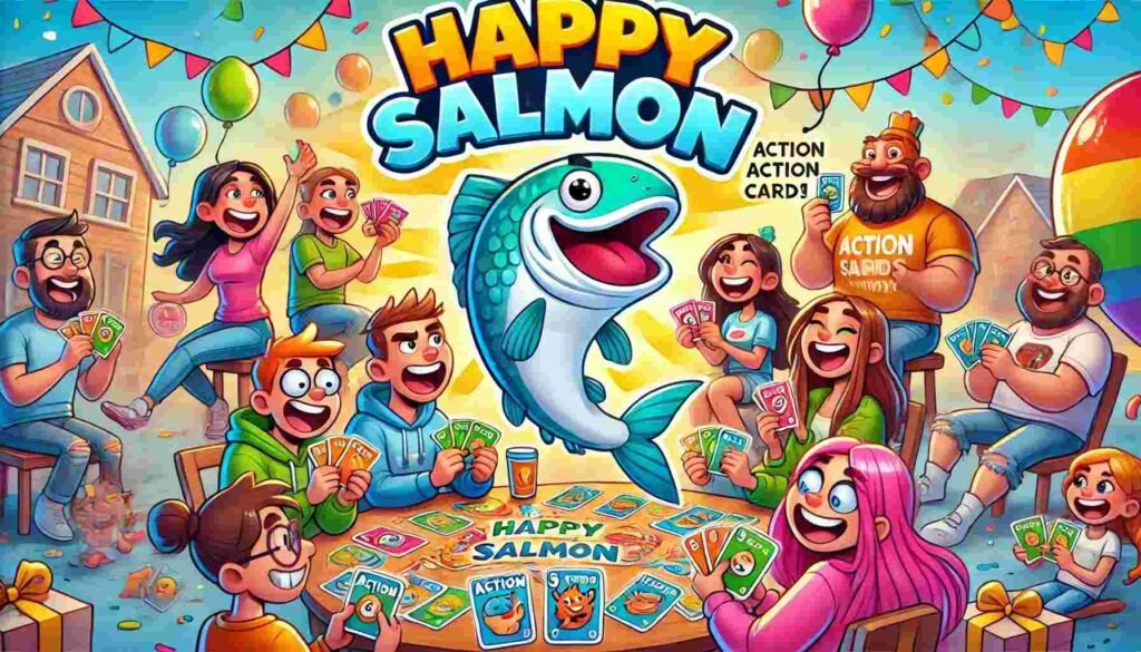 DIY Happy Salmon Card Game