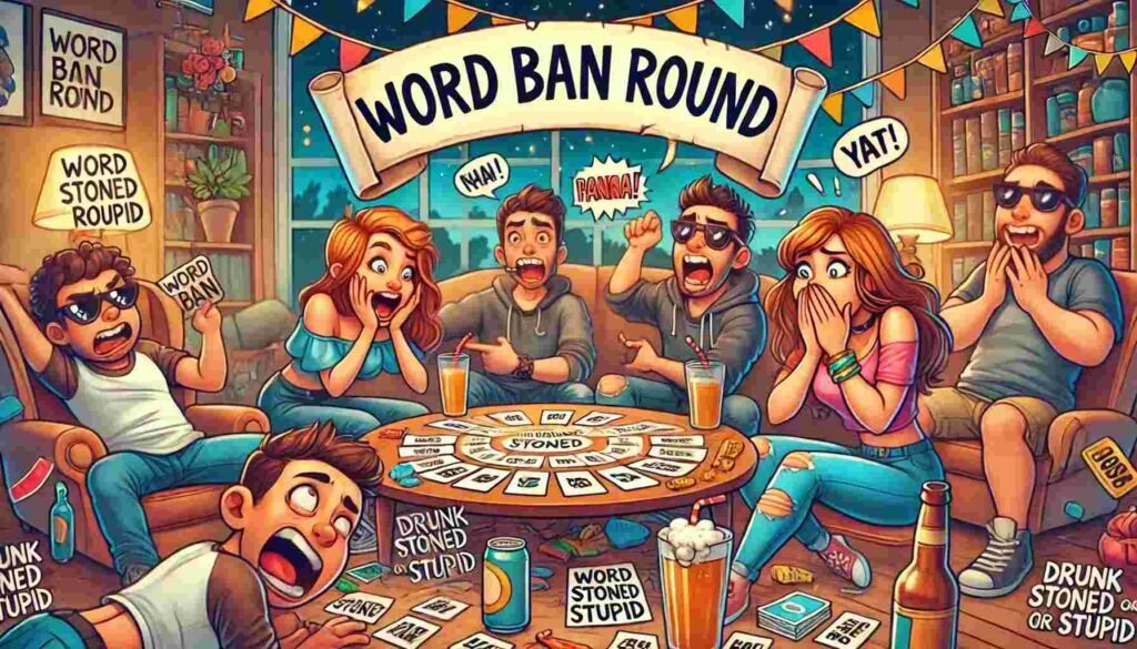 Drunk Stoned or Stupid Word Ban Round