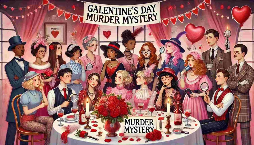 Galentine's Day Murder Mystery Game