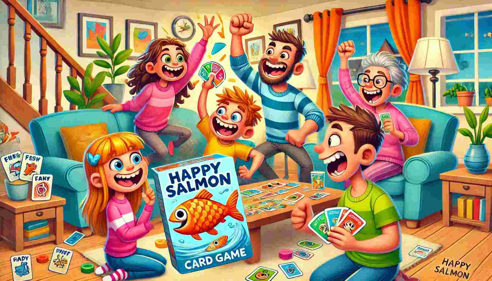 Happy Salmon Card Game