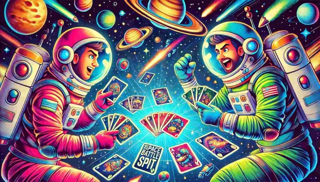 Space Battle Spit Card Game