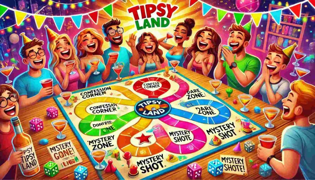 Tipsy Land Adult Board Game