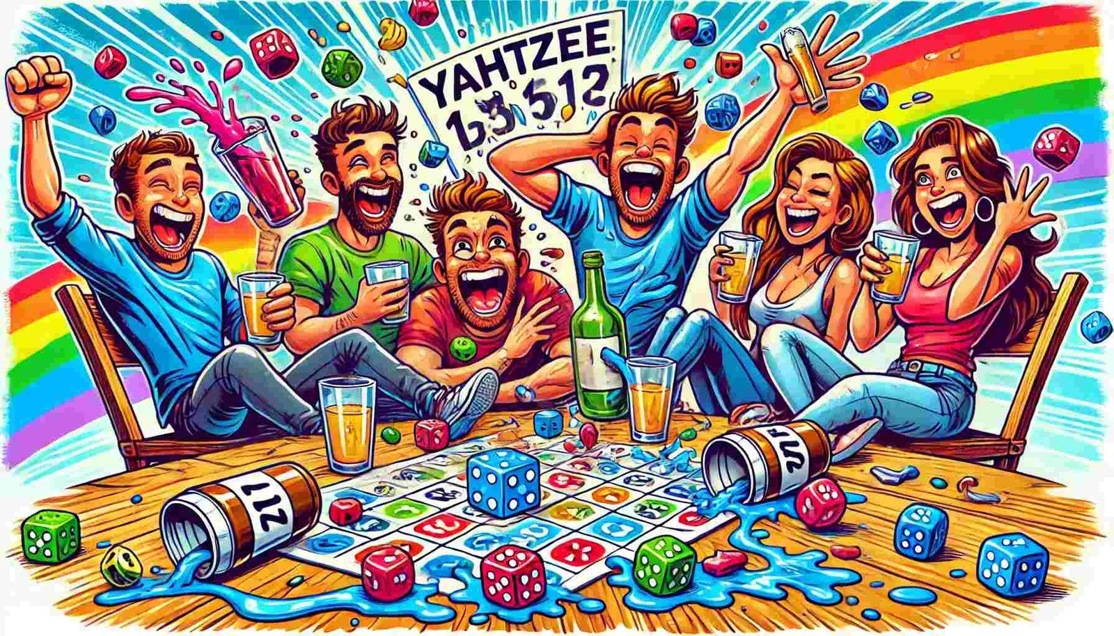 Yahtzee Drinking Game Party