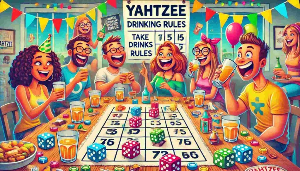 Yahtzee Drinking Game Rules