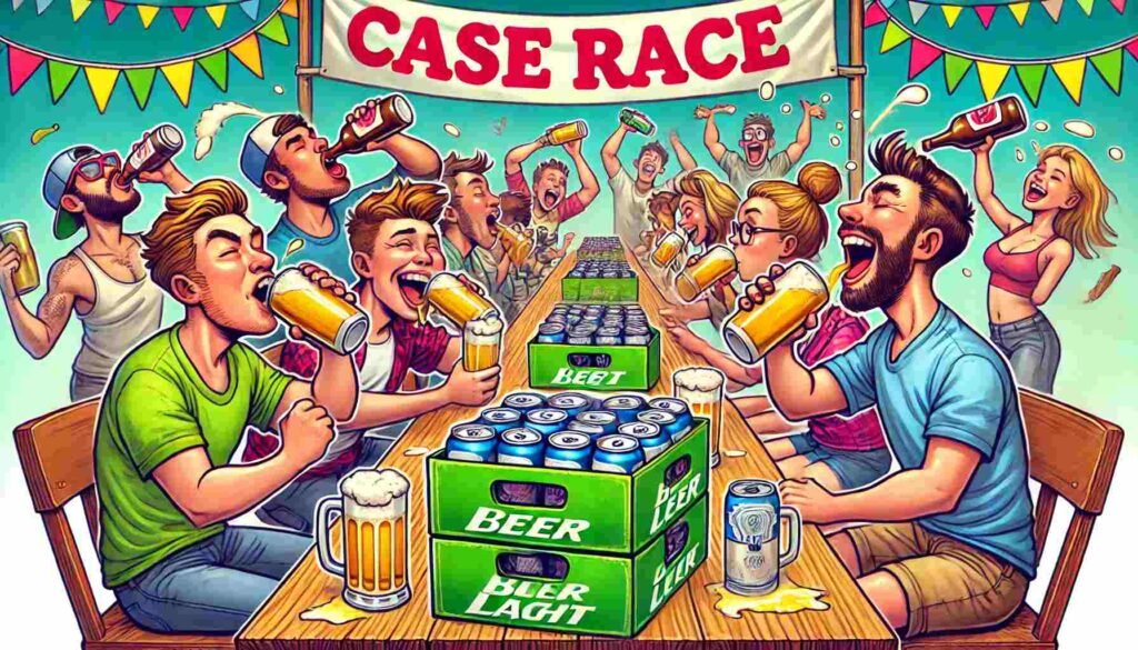 How Many Beers in the Case Race