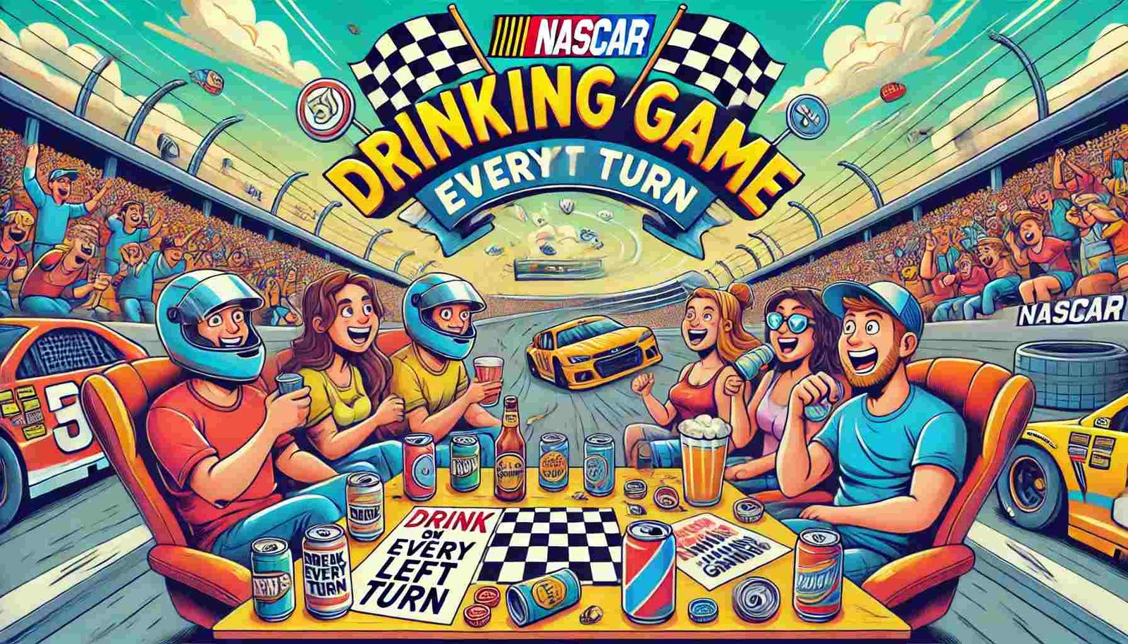 NASCAR Drinking Game: Fun Rules To Supercharge Your Race Day